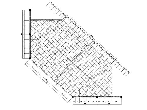5号标准厂房钢结构玻璃采光顶施工图2017